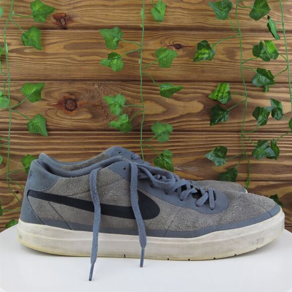 Nike Sz 13 Sneaker‎ Gray Leather Men Medium (D, M) Athletic - Picture 5 of 11